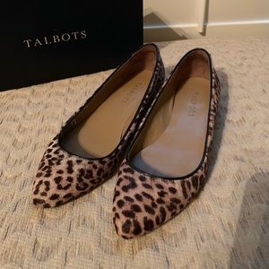 Talbots Mila 9 Leopard Print Flats